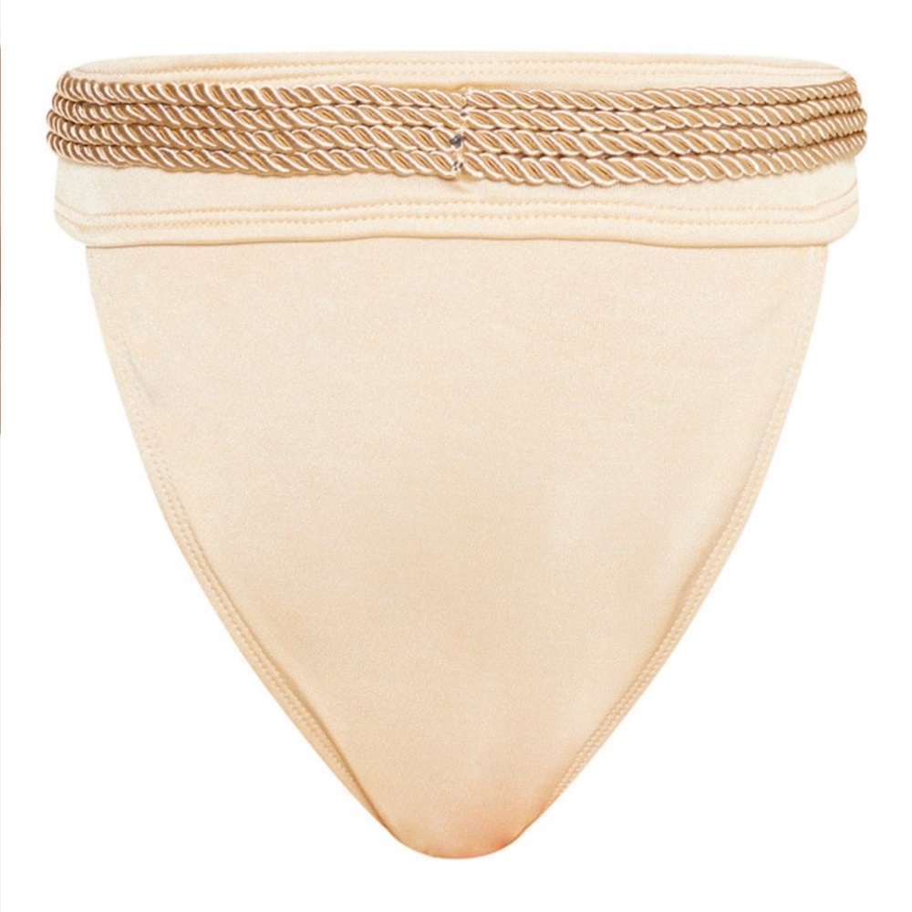 Nude Strappy Rope Bikini Set - Picture 4 of 5